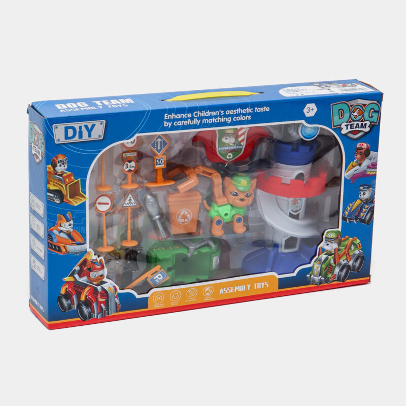 Coffret de jeu Paw Patrol – Rubble et Tour d’Action