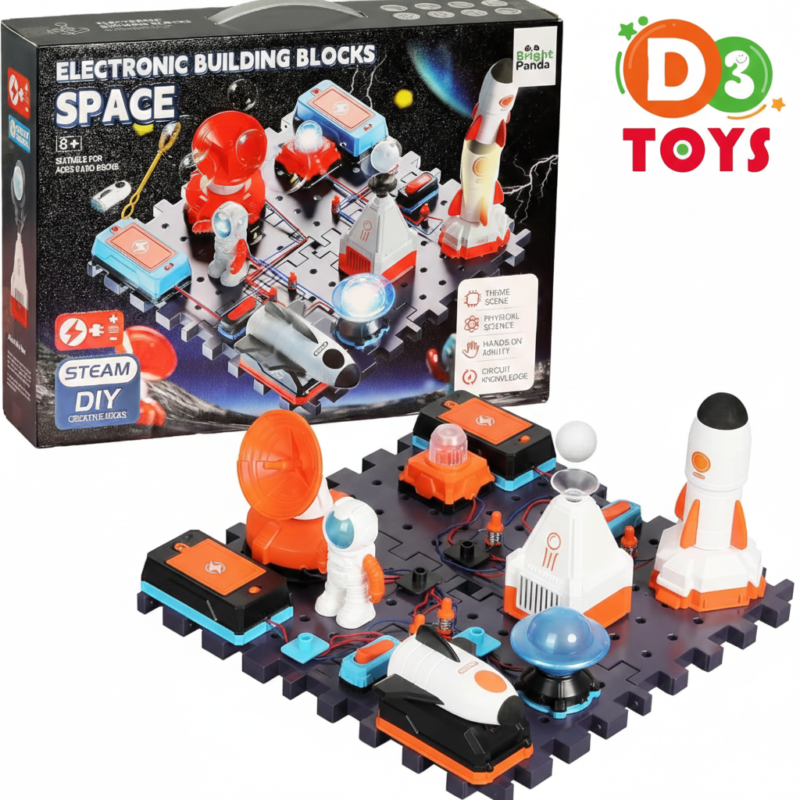 Jeu de Construction Électronique Space – Electronic Building Blocks STEAM DIY