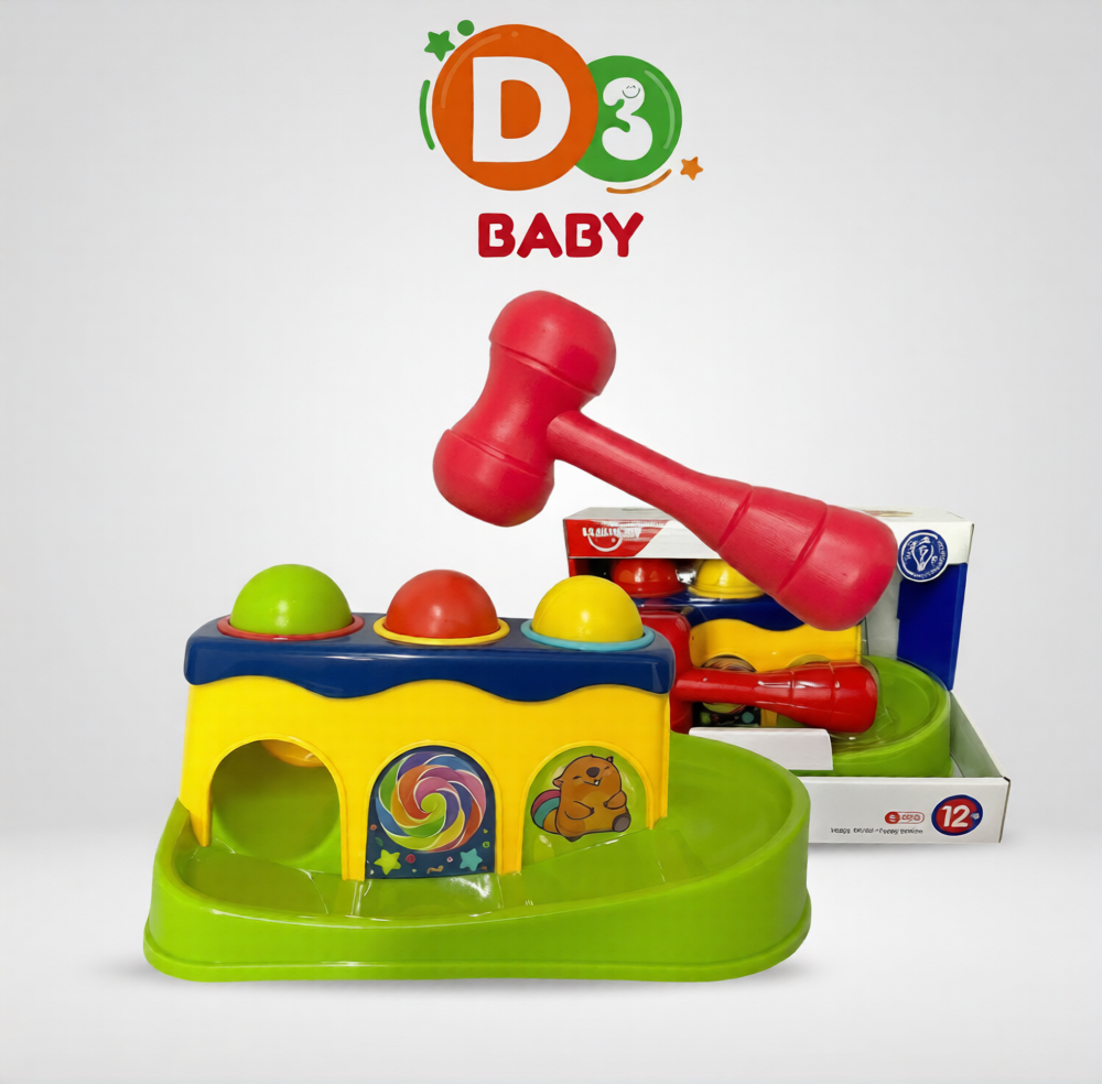 Jeu Marteau à Boules pour Bébé – Knock Ball avec 6 Pièces