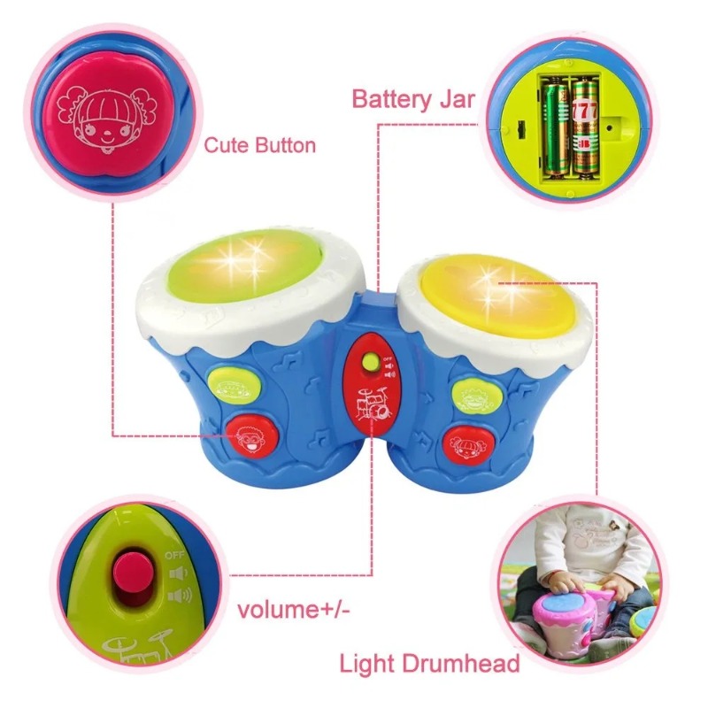 Mini Batterie Musicale pour Bébé – Image 2