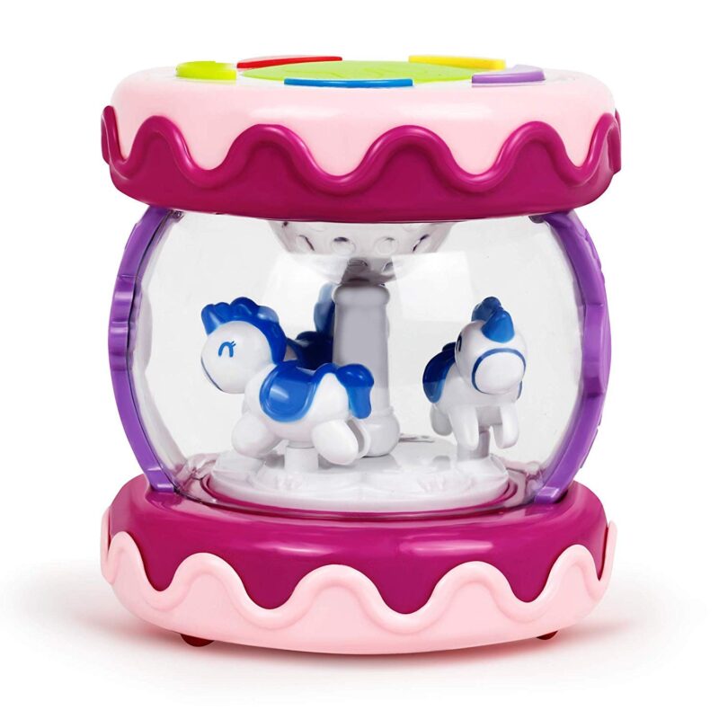 Tambour Musical Lumineux Bébé – Carrousel Éducatif