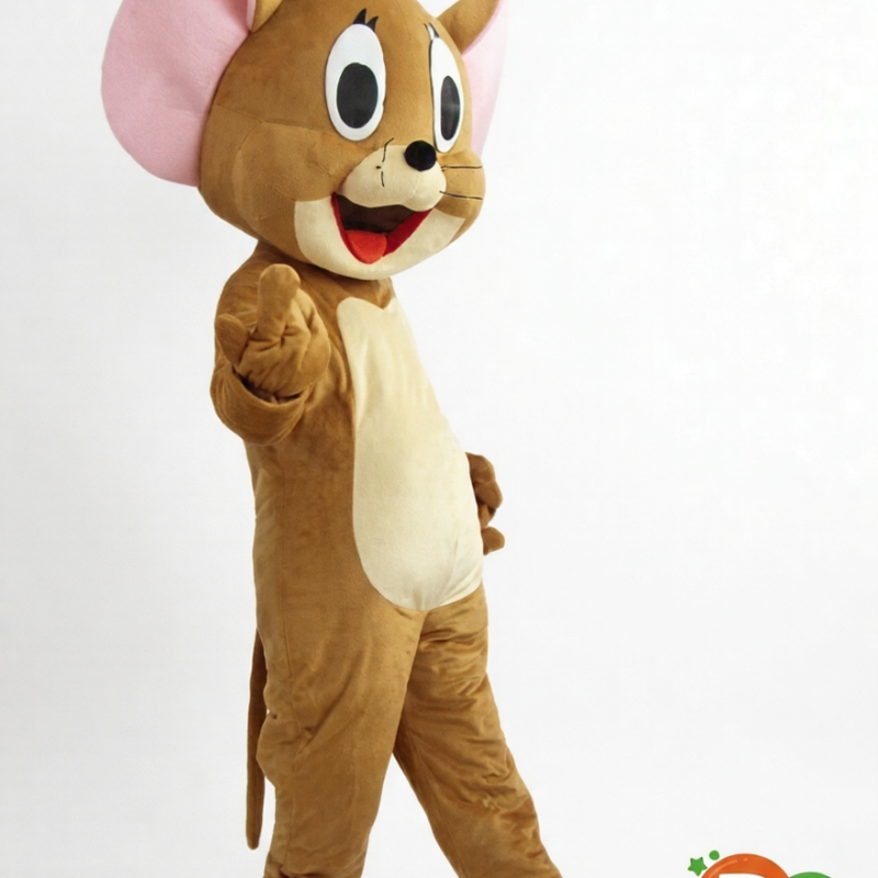 Costume Mascotte Jerry – Déguisement Complet Souris pour Animations et Fêtes