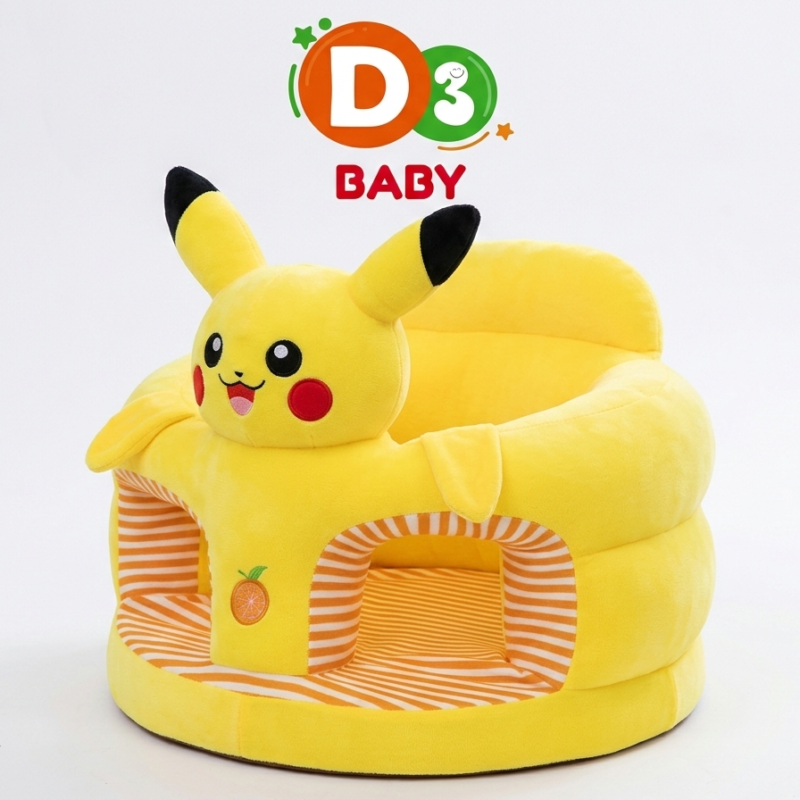 Fauteuil Bébé en Peluche Pikachu – Siège Confortable et Sécurisé