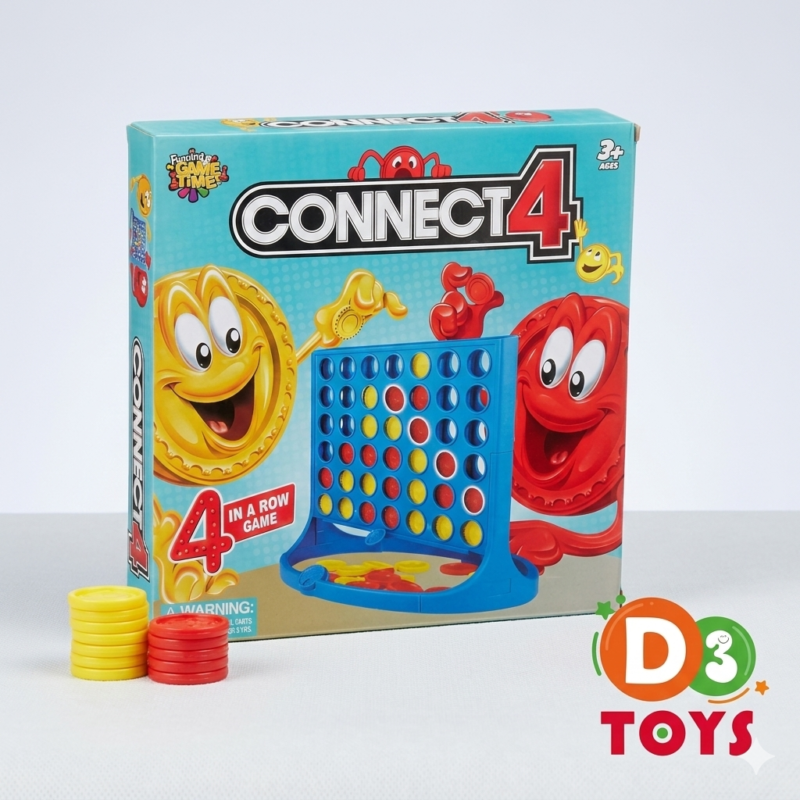 Jeu Connect 4 – Jeu de Société 4 en Ligne pour Enfants – 3 Ans+