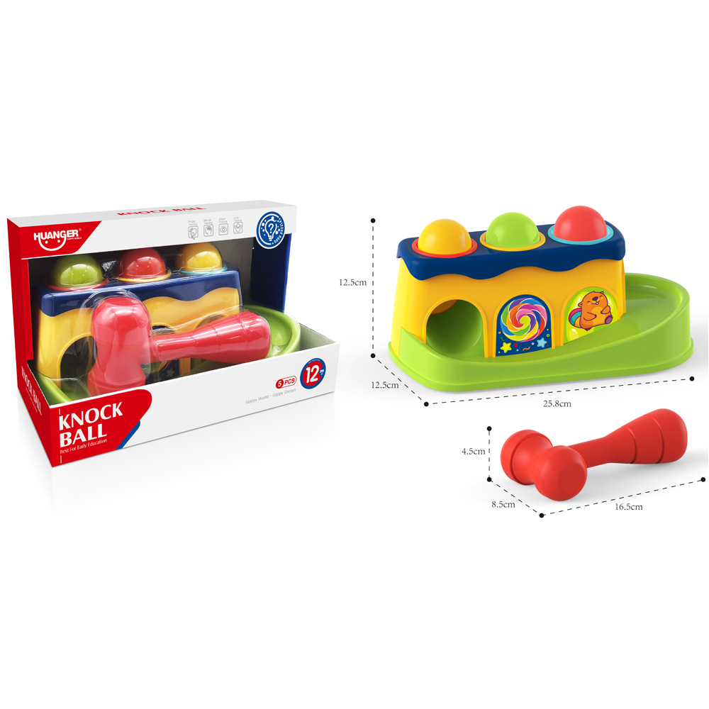 Jeu Marteau à Boules pour Bébé – Knock Ball avec 6 Pièces – Image 2