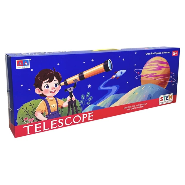 Télescope Enfant Educatif STEM – Kit d’Observation Astronomique (5+) – Image 2