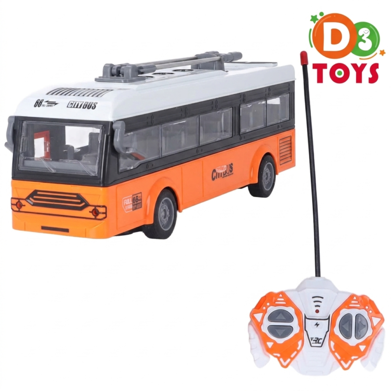 Bus Télécommandé Enfant RC – City Bus Jouet avec Télécommande Sans Fil