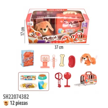 Kit Vétérinaire Enfant avec Chien Peluche – Mallette Docteur Animaux (Jeu de Rôle 3+) – Image 2