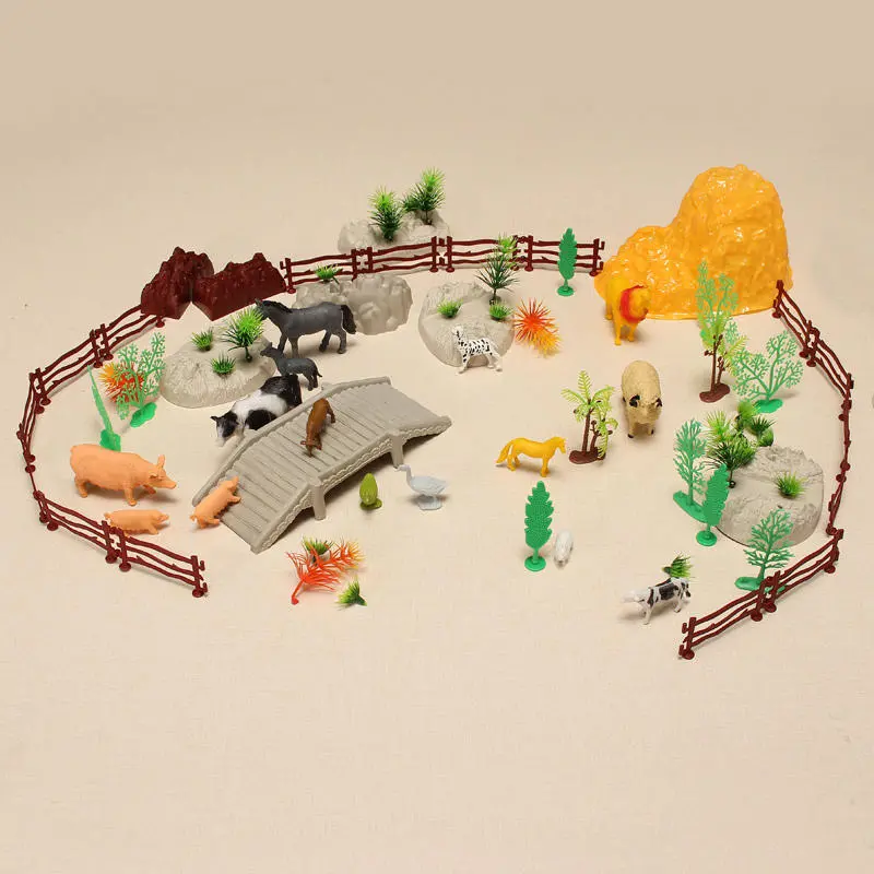 Set Animaux de la Ferme 100 Pièces avec Accessoires – Jeu Éducatif Enfant – Image 6