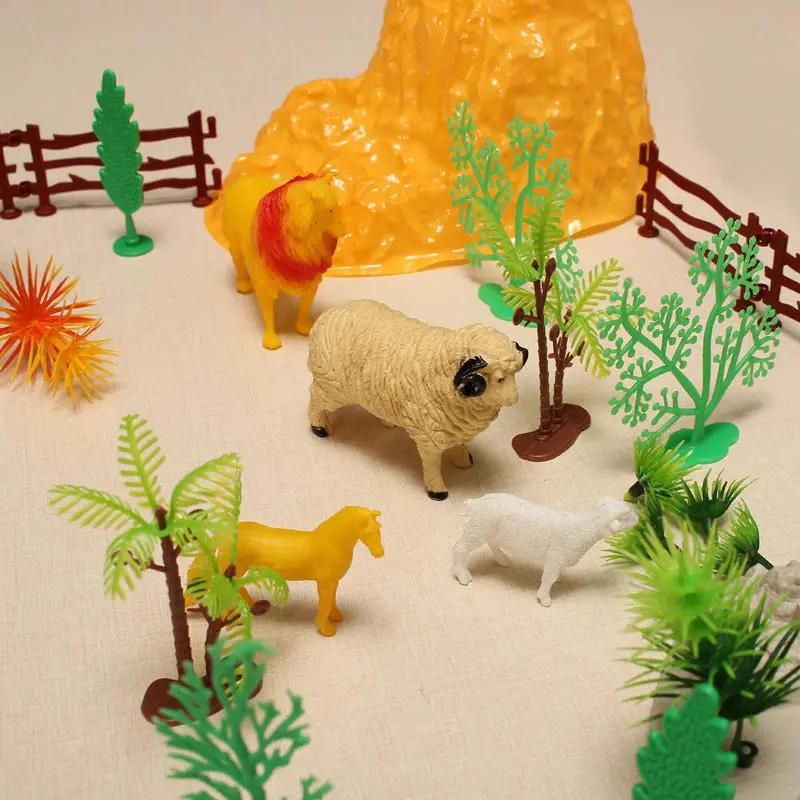 Set Animaux de la Ferme 100 Pièces avec Accessoires – Jeu Éducatif Enfant – Image 12