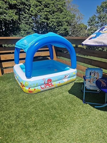 Piscine Gonflable Bestway Beach Buddy avec Pare-Soleil – Piscine Enfant UV Careful – Image 5
