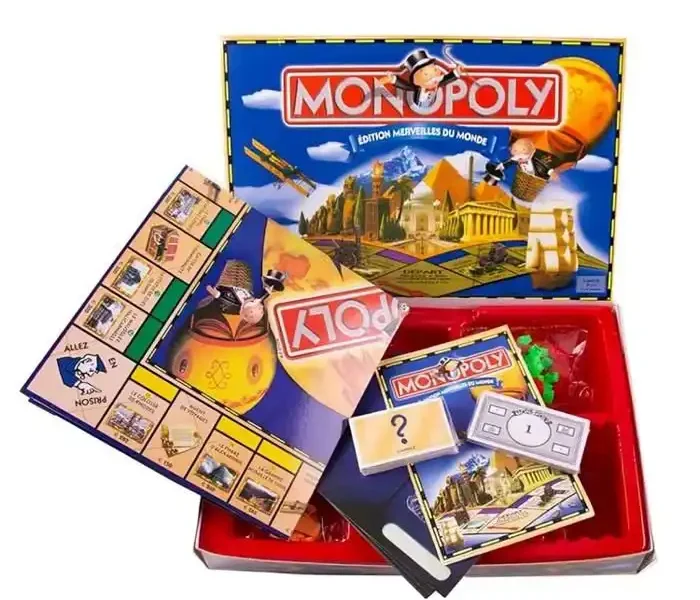 Jeu Monopoly Édition Merveilles du Monde – Jeu de Société Familial Classique