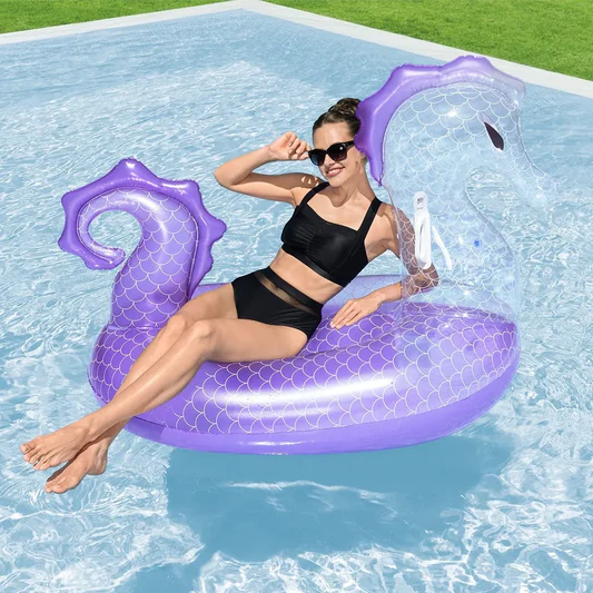 Bouée Gonflable Bestway Royal Seahorse Ride-On – Flotteur Hippocampe Géant pour Piscine