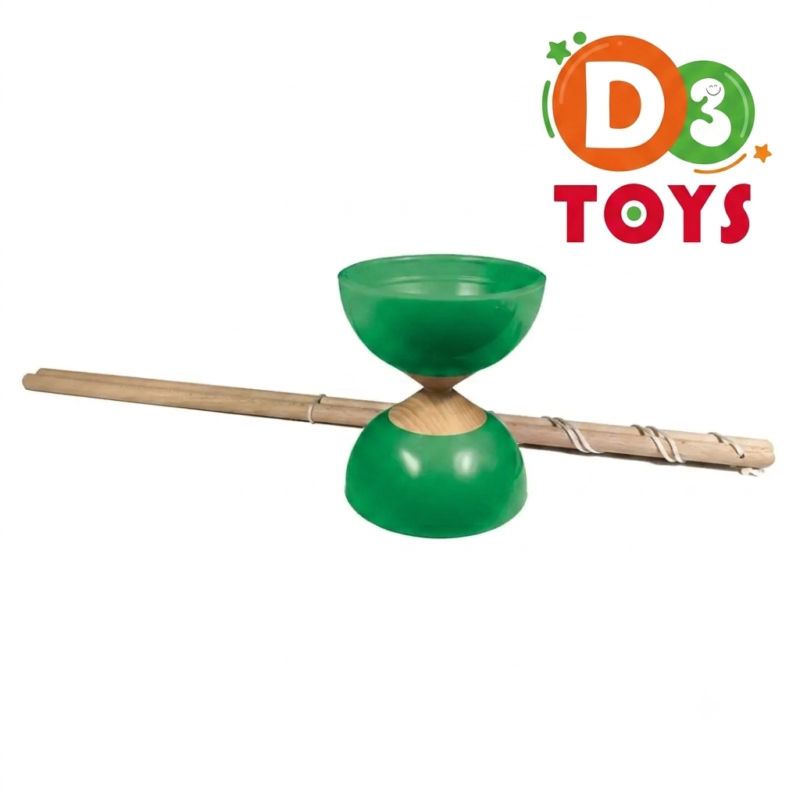 Jeu Diabolo avec Bâtons et Ficelle – Jouet d’Adresse et de Jonglage pour Enfants
