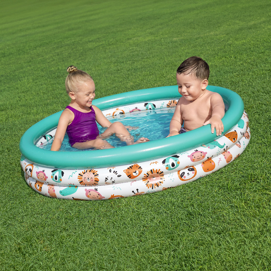 Piscine Gonflable Bestway Safari Pals Kiddie Pool – Piscine Enfant Motifs Animaux – Image 4