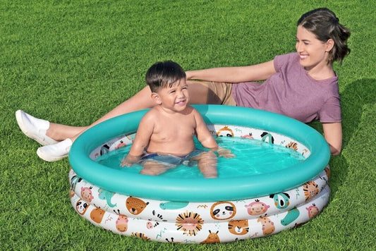 Piscine Gonflable Bestway Safari Pals Kiddie Pool – Piscine Enfant Motifs Animaux – Image 3