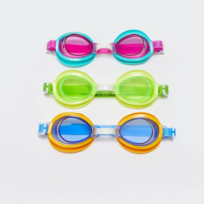Lunettes de Natation Enfant Colorées – Anti-buée & Ajustables pour Piscine