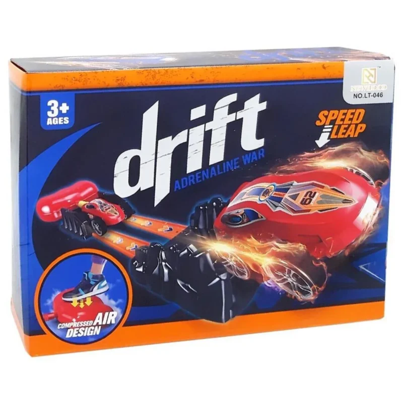 Voiture Drift à Air – Voiture de Course Propulsée par Pression d’Air pour Enfants