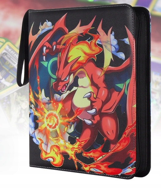 Classeur Pokémon Premium avec Fermeture Éclair – Album de Rangement pour Cartes Pokémon