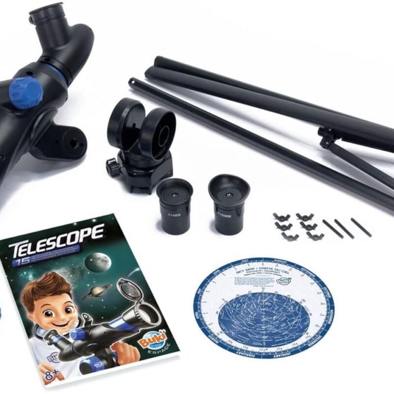 Télescope éducatif pour enfants avec trépied – Observation de la Lune et des étoiles