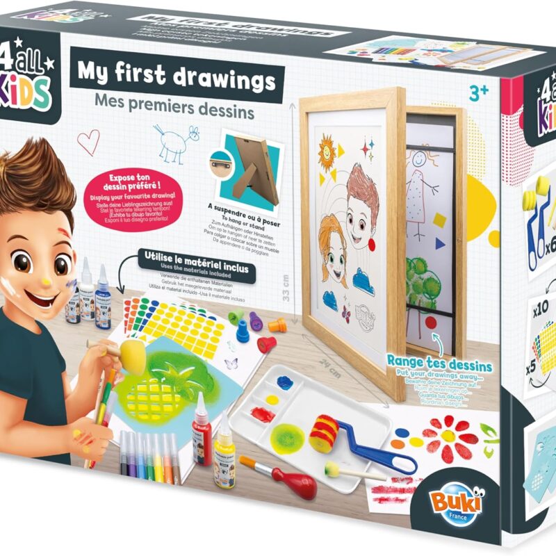 My First Drawings – Coffret Créatif Dessin et Peinture pour Enfant