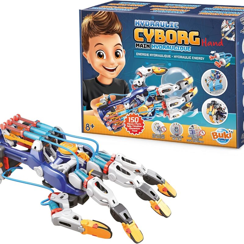 Main Hydraulique Cyborg Hand – Kit Scientifique Éducatif pour Enfants