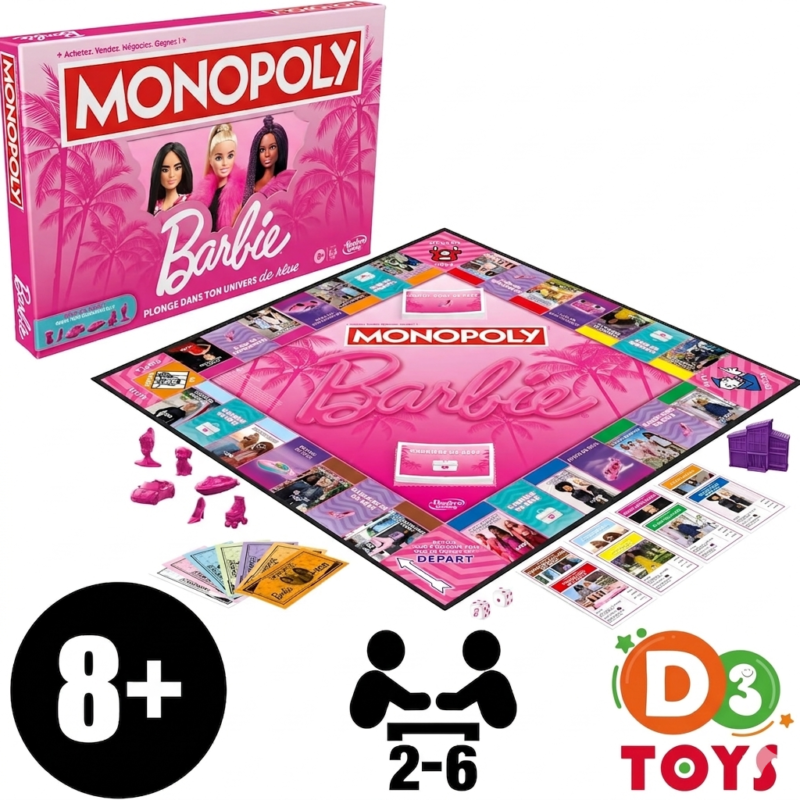 Monopoly Barbie – Jeu de Société Édition Barbie