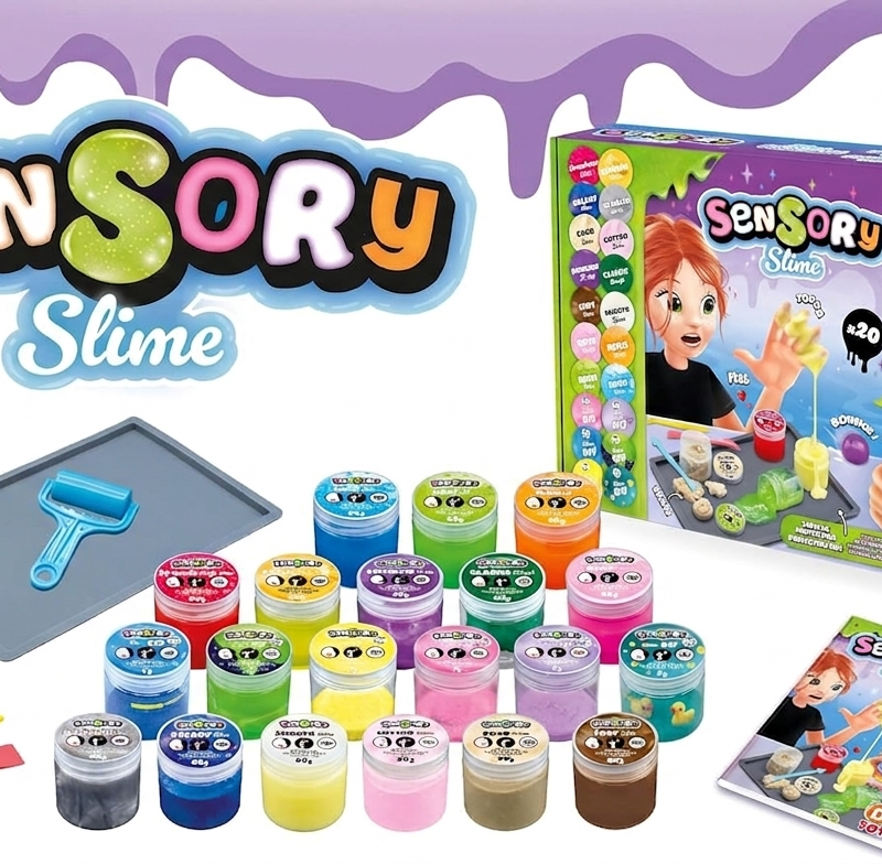 Sensory Slime – Kit Créatif de Slime Sensoriel pour Enfants