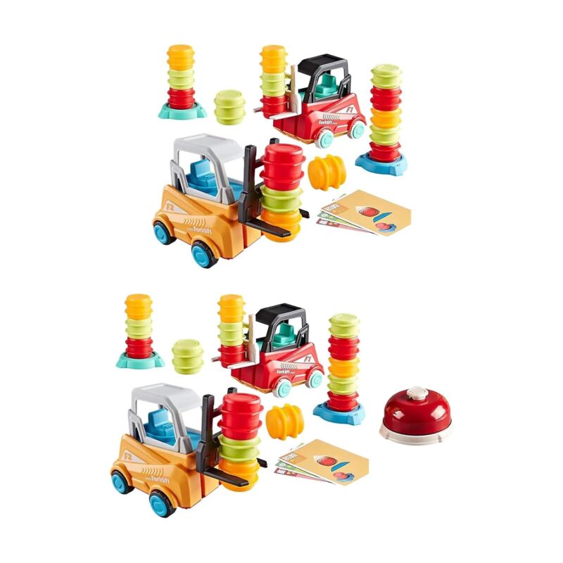 Jeu Éducatif Chariot Élévateur Montessori – Empilage, Tri et Logique dès 3 Ans