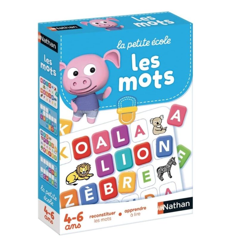 Jeu Éducatif Les Mots Nathan – Apprendre à Lire et Former des Mots dès 4 Ans