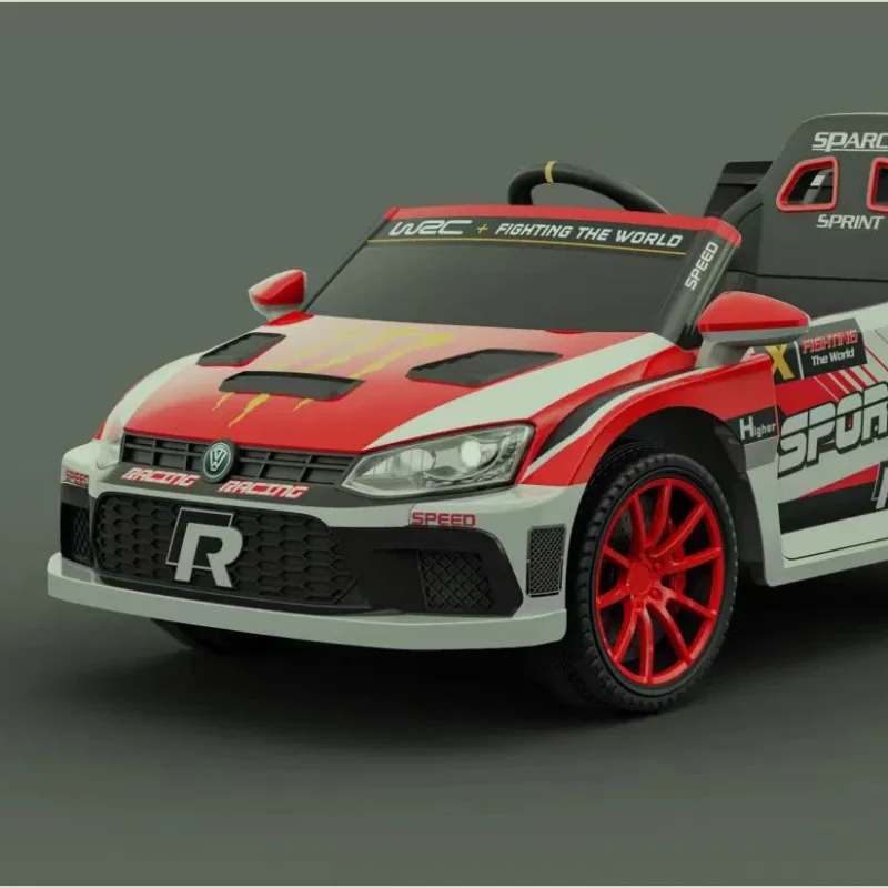 Voiture Électrique Sport Racing 12V pour Enfant – Avec Télécommande Parentale