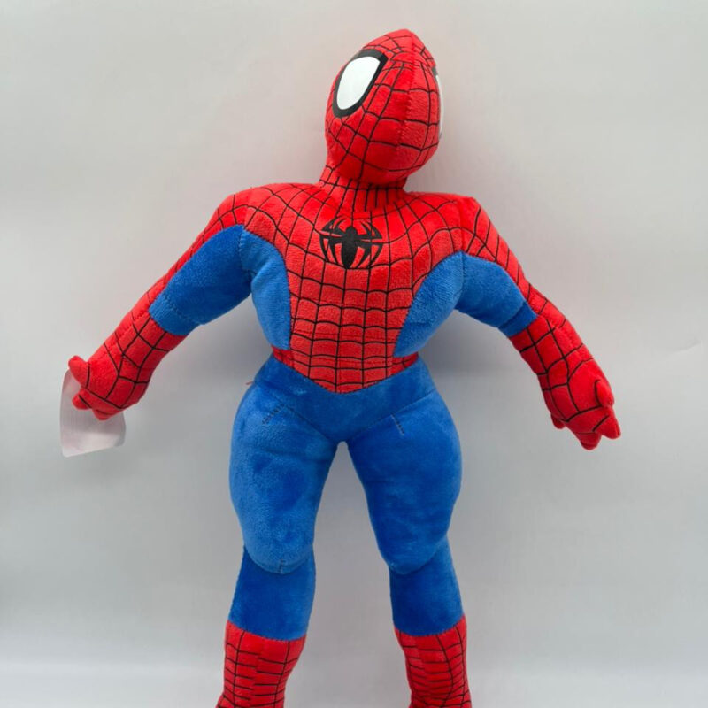 Peluche Spider-Man Rouge et Bleue – Jouet Doux pour Enfant