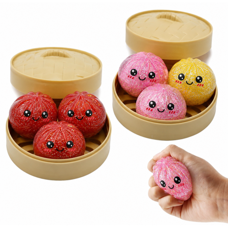 Squishy Bao Bun Kawaii – Jouet Anti-Stress à Presser