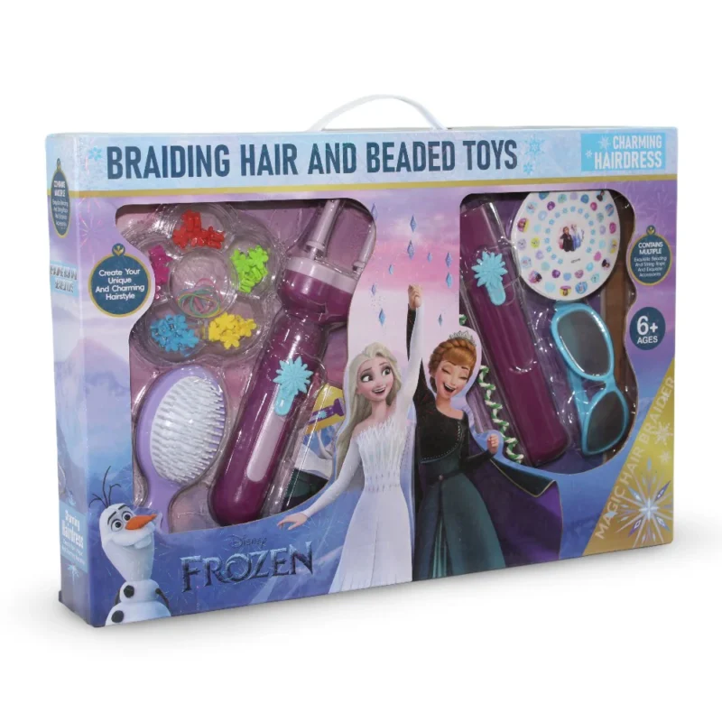 Coffret Coiffure Frozen pour Enfant – Kit Tressage et Accessoires Cheveux