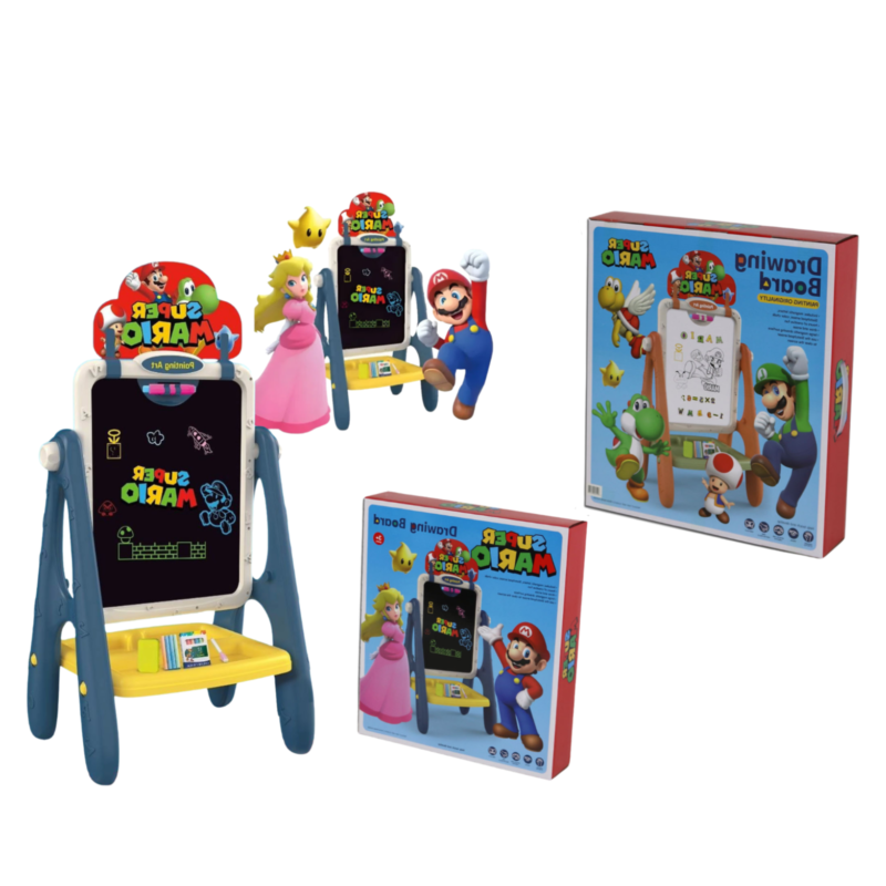 Tableau de Dessin Enfant Super Mario – Ardoise Magique avec Pieds
