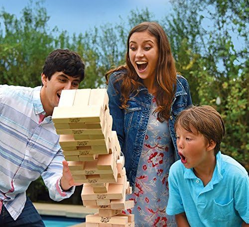 Jenga Giant – Jeu de Construction en Bois Géant pour Toute la Famille