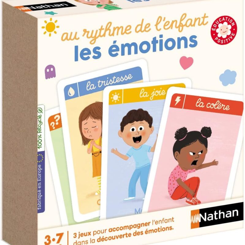 Jeu Éducatif Les Émotions Nathan – 3 Jeux – 3 à 7 Ans