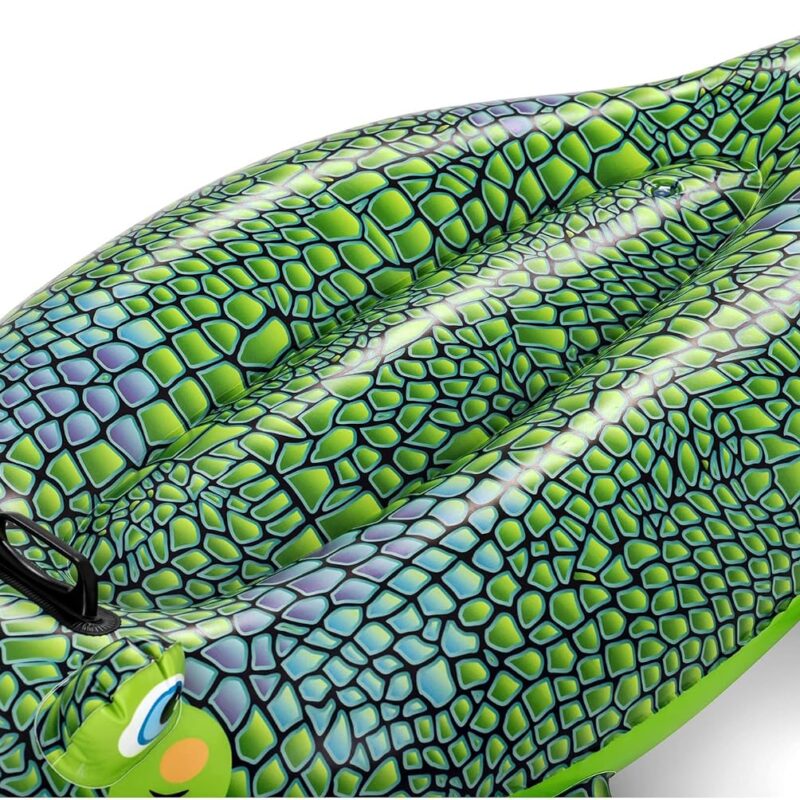 Bouée Crocodile Gonflable pour Piscine – Grand Flotteur Enfant