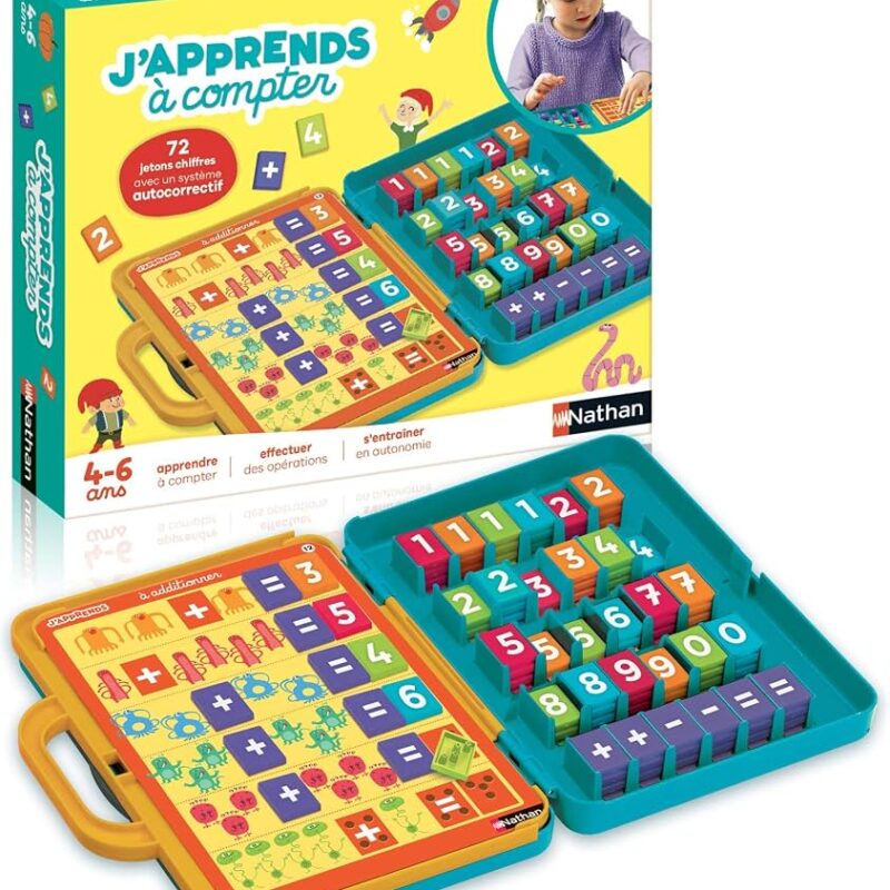 J’Apprends à Compter Nathan – Jeu Éducatif de Mathématiques 4-6 Ans