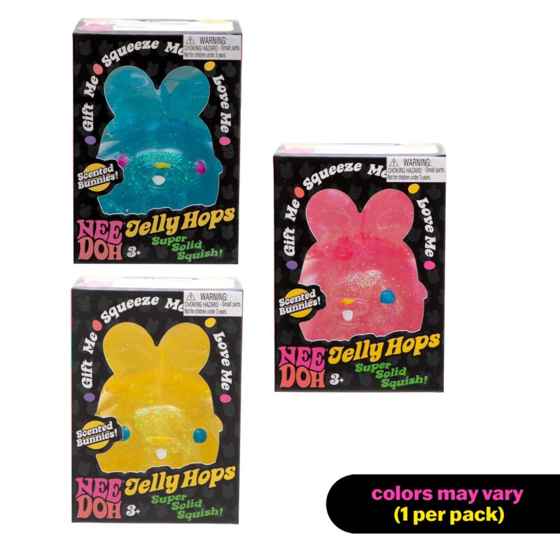 Squishy JellY Hops Bunny – Jouet Sensoriel à Presser