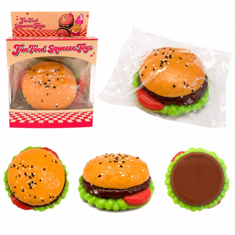 Squishy Hamburger Anti-Stress – Jouet Sensoriel