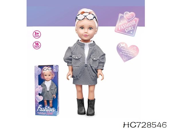 Poupée Fashion Girl 16 Pouces avec Tenue Élégante – Dès 3 Ans