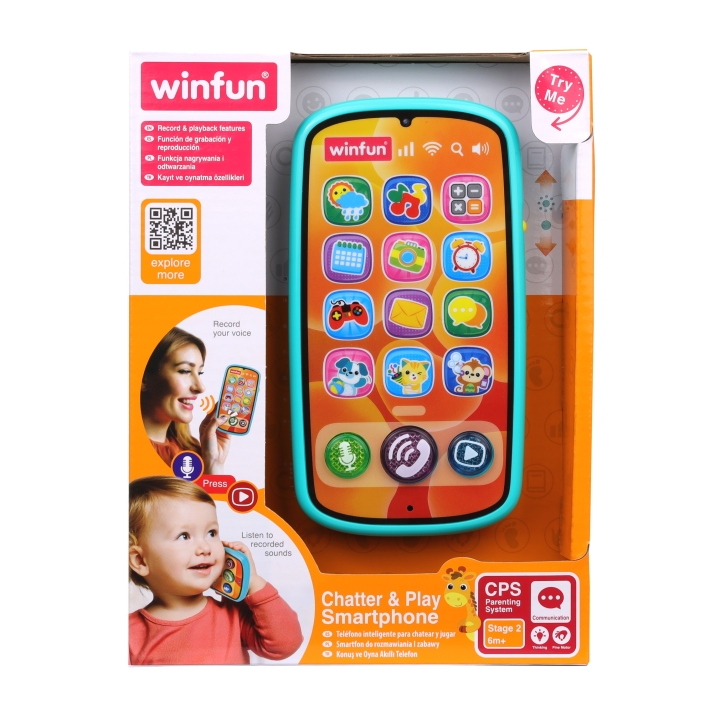 Téléphone Éducatif Interactif Winfun Chatter & Play – Dès 6 Mois