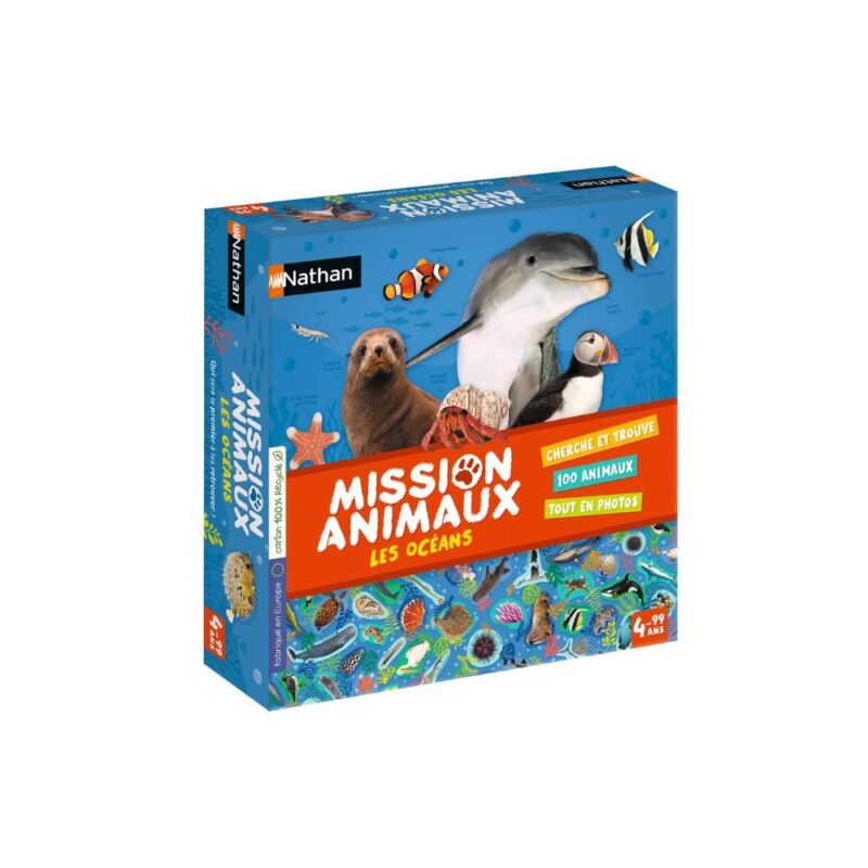 Mission Animaux – Les Océans Nathan – 100 Animaux – Dès 4 Ans